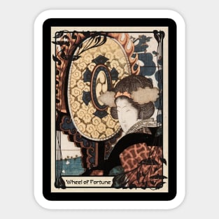 Wheel of Fortune Tarot Sticker